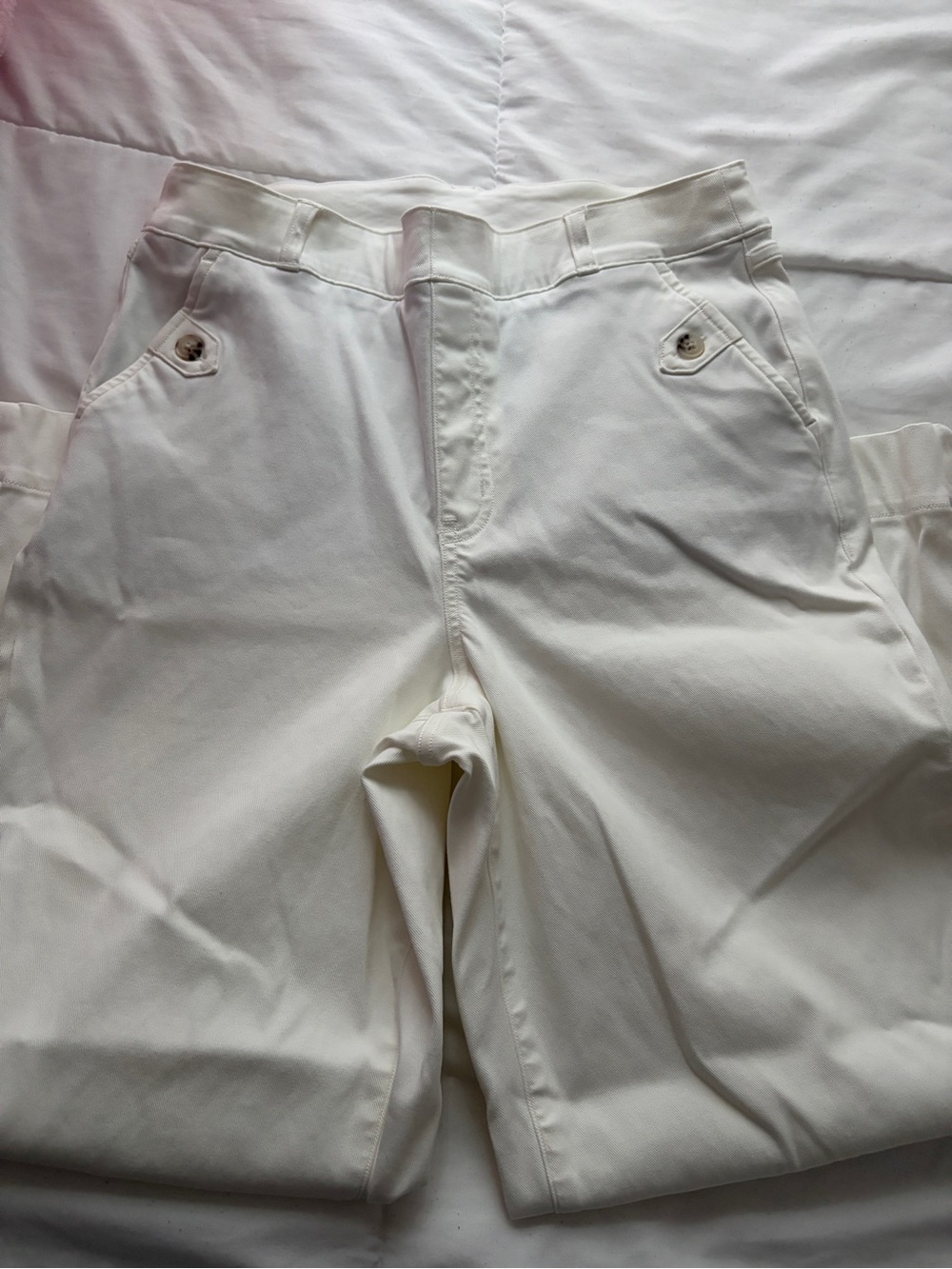 SPANX white jeans